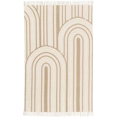 Antowan Geometric Cotton Area Rug
