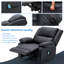 Fauteuil de massage inclinable et chauffant de 36,2 po de largeur-1400029151