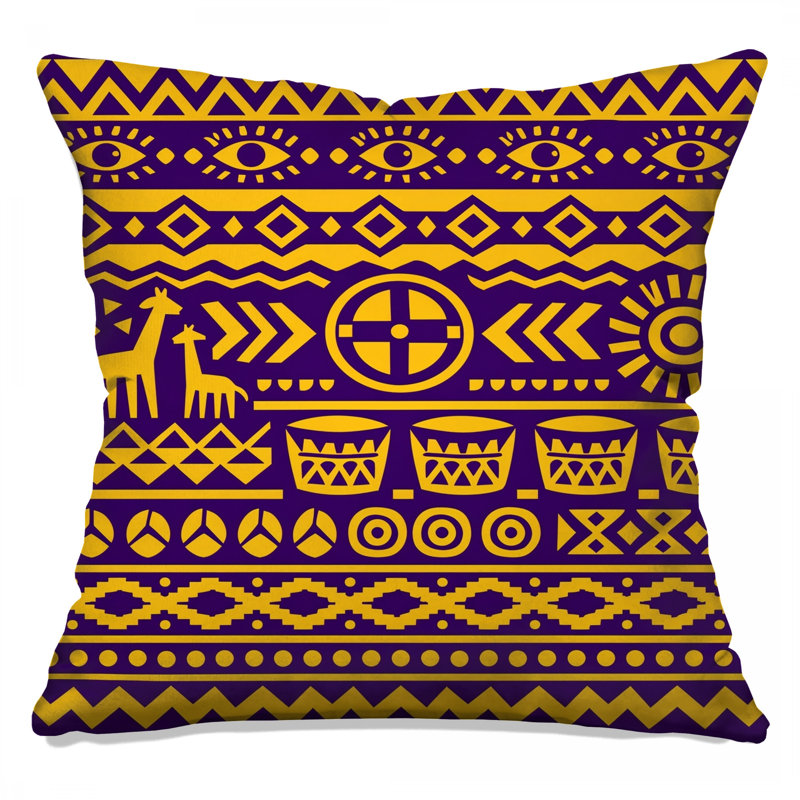 Coussins Tribal, 20 x 20 pouces