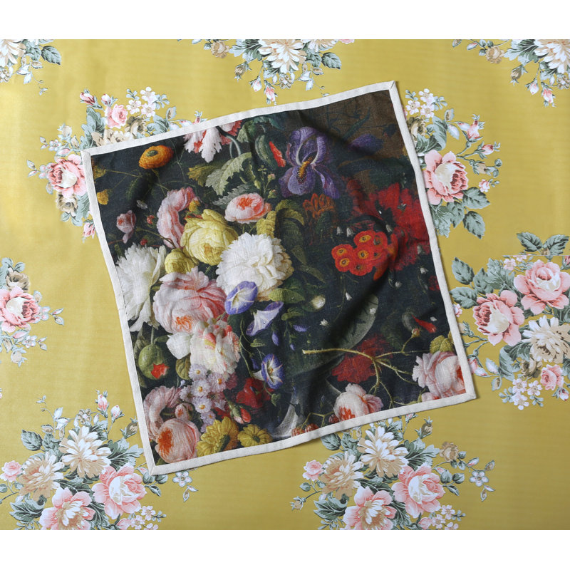 Ensemble de 4 serviettes de table Bouquet