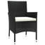 Outdoor Patio Dining Armchair with Cushion-1747062935