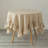 One Allium Way® 100% Pure Linen Washable Tablecloth With Ruffle Trim, 60" X 80" Rectangle Natural-301953568-301953573