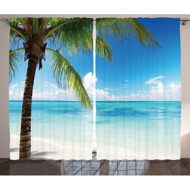 Semi Sheer Curtain Pair, 54" W x 90" L