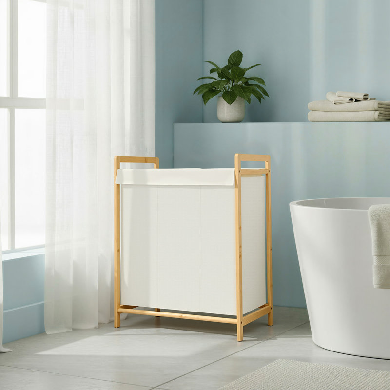Bamboo Laundry Basket with Handles