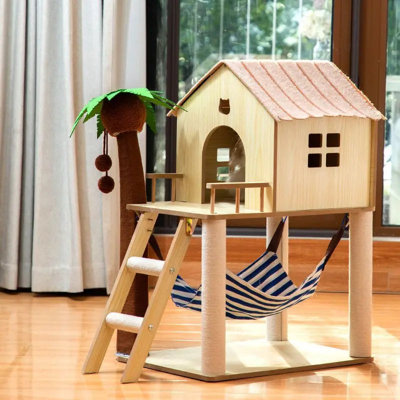 Demi Wood Pet Bed
