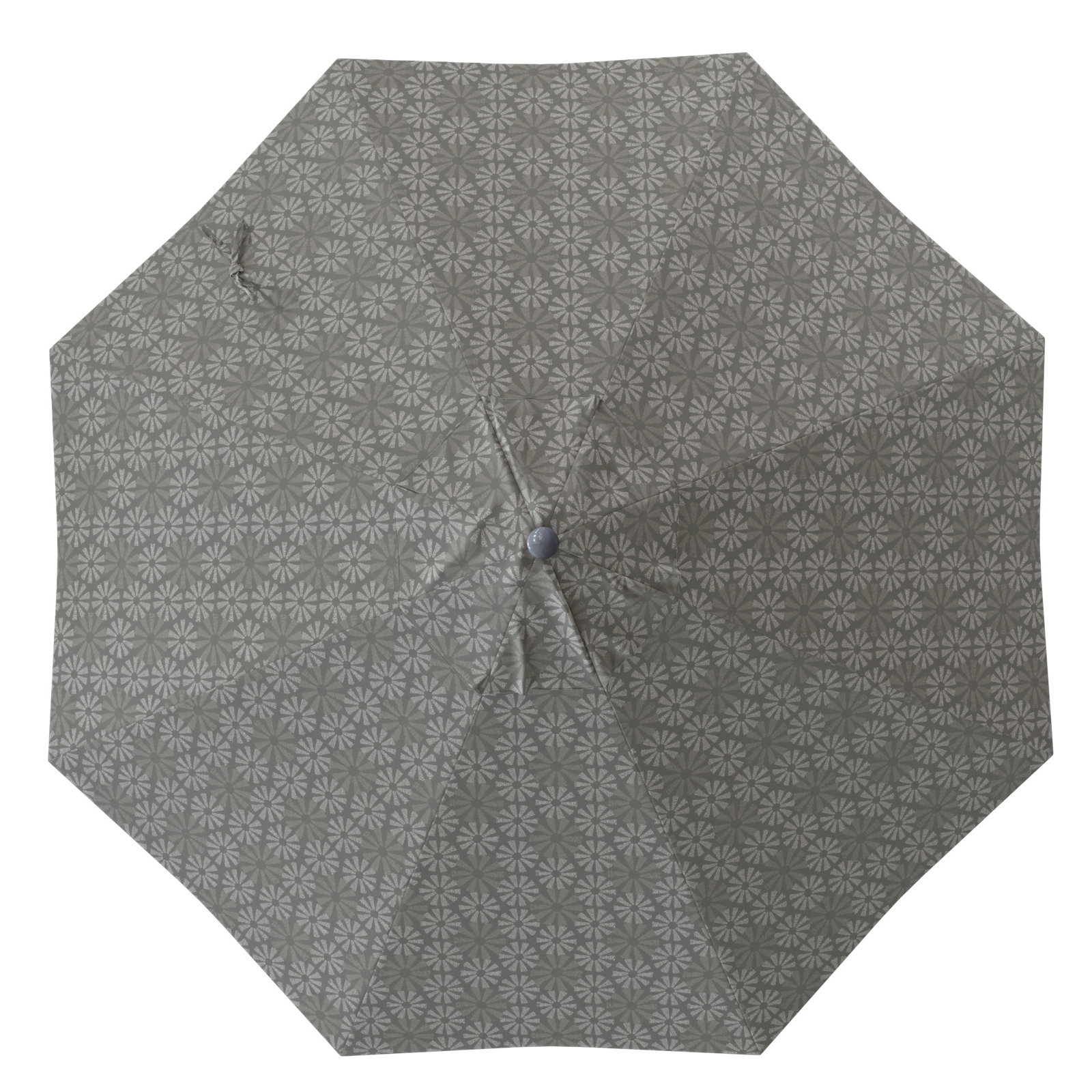 Santana 9' Umbrella, Welfleet Steel Outdura®, Anodized Silver