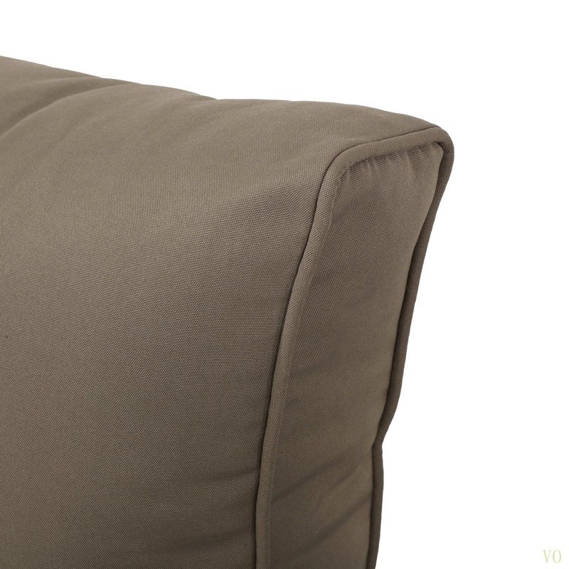 CANAPÉ AVEC ACCOUDOIR DROIT, Gris, Kaki, Orienté à droite