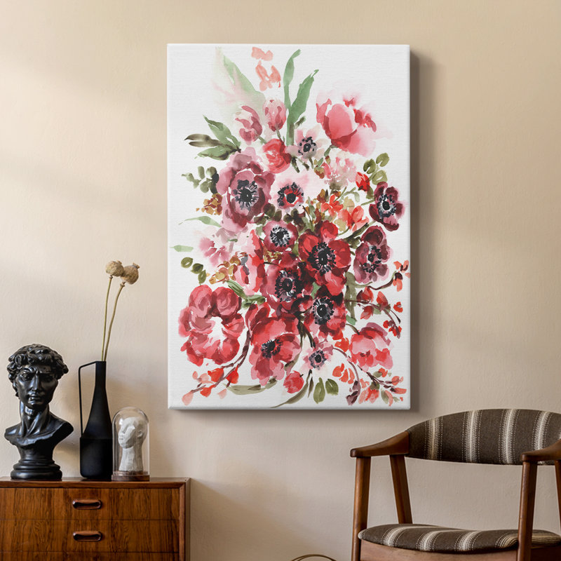 Islandais Poppies II - galerie Cavas sur mesure, H 27 po x l 18 po