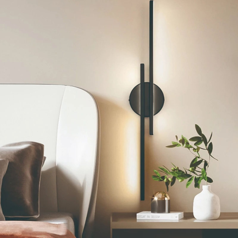 Lampe murale Aero Led / 21,5 pouces, Noir, 6 000 K