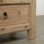 Commode 6 tiroirs l 53 x P 18 x P naturel massif vieilli