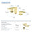 Cube 2-handle Bathroom Faucet with Drain Assembly-83653101