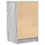 Bedside Cabinet 39X35x65 Cm Engineered Wood-81661018