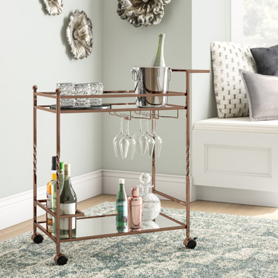 Murdock Metal Bar Cart
