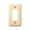 Amerelle Contemporary Unfinished Beige 1 gang Wood Decorator Wall Plate 1 pk