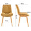 Hamish 47cm H Linen Blend Upholstered Parsons Chair-1011475090