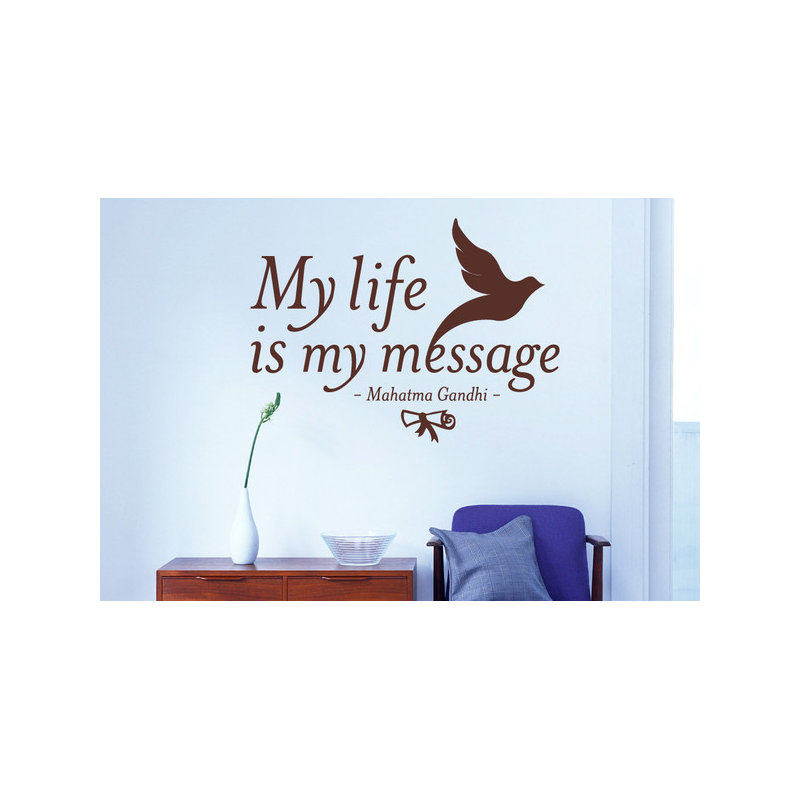 Wall Decal, Brown, Large