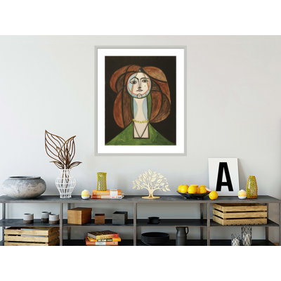 Femme au collier jaune par Pablo Picasso