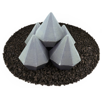 5'' x 5'' Ceramic Fire Pit Accessory