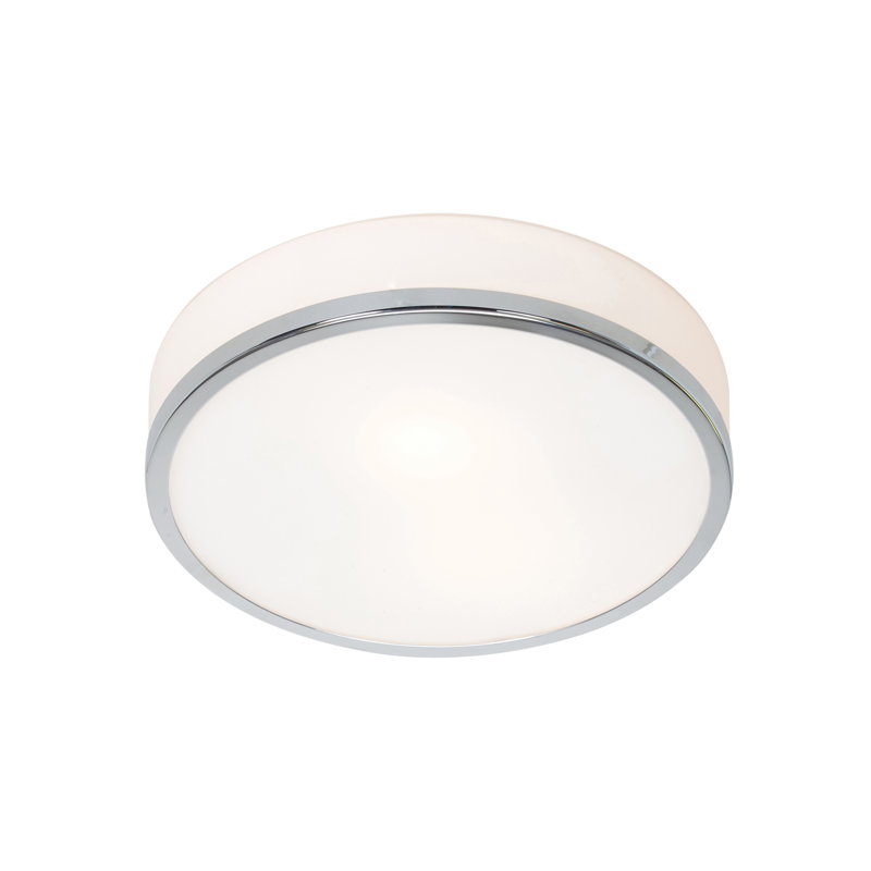 Plafonnier encastré Aero - DEL remplaçable 10 po, Chrome / Opale, 10