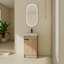  Ensemble de meuble-lavabo simple 18 po avec plateau en céramique Yaremy