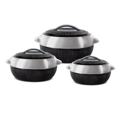 SQ Professional Fiesta 3 - Piece Insulated Serving Casserole Set 