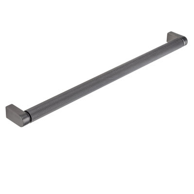 Kent Knurled 12" Black Nickel Bar Pull