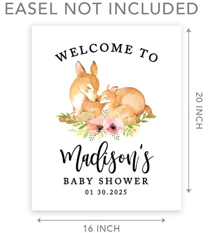 Art sur toile Baby Shower, Oui