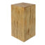 Ensemble de tables d'appoint de style rétro naturel, tables de bout empilables, table d'appoint MGO à colonne carrée pour le salon, la chambre à coucher, le bureau, couleur naturelle-106757345