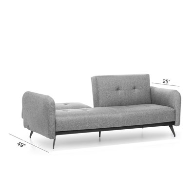 Demid 75'' Upholstered Sleeper Sofa