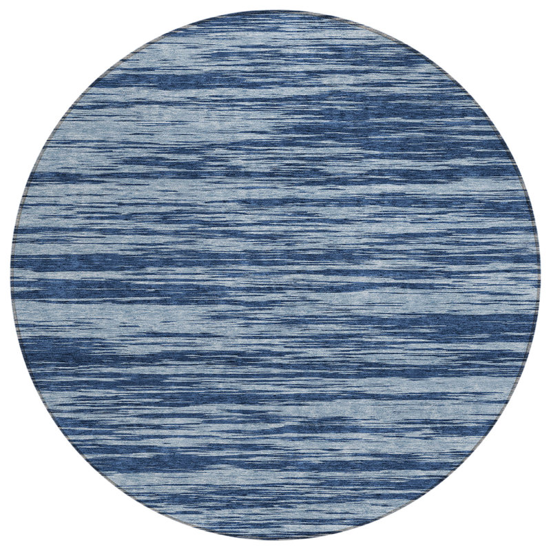 Tapis Aleh avec envers antidérapant, Rond 8 pi