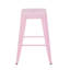 Tabouret à hauteur de comptoir 24 po, ensemble de 4 tabourets de bar en métal sans dossier, empilable, amovible et facile à assembler, pour économiser de l'espace pour un îlot de cuisine / bar / café / salle à manger-1423735759-1423735731-1423735740