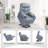 Upholstered Heated Massage Chair-660042204