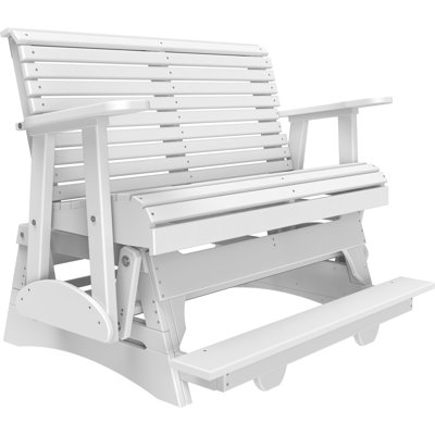 Banc d'extérieur coulissant en polywood