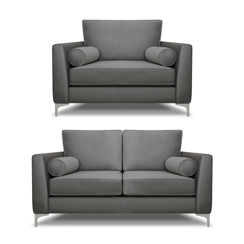 Kyle 2 - Piece Living Room Set, Steel
