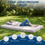 Matelas de camping en mousse mémoire, matelas de couchage de 7,6 cm avec housse lavable
