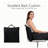 Multi-purpose Rectangular Patio Furniture Cover with Zipper Bag, Heavy-Duty Tough Canvas Patio Table Cover for Outdoor Dining Table and Chairs, Universal Waterproof Black-728465848