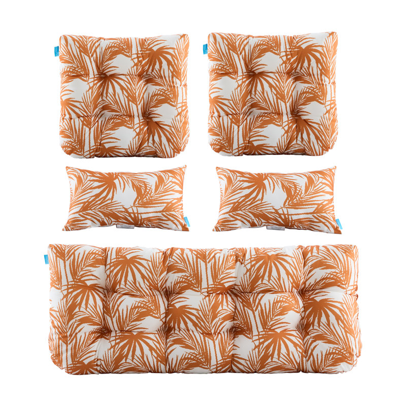 Coussin de siège d'intérieur / d'extérieur, Orange