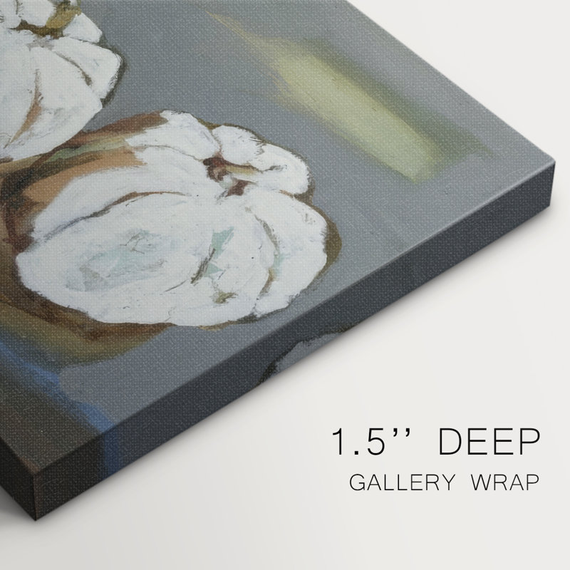 One Orange, Two White -Gallery Wrapped Cavas, 24X36
