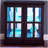 LED Curio Display Cabinet,Antique Display Cabinet with Adjustable Shelves,Retro Design Quality Showcase with Lattice Doors