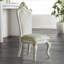 Chaises d'appoint Deveraux caramel et perle antique avec dossier capitonné