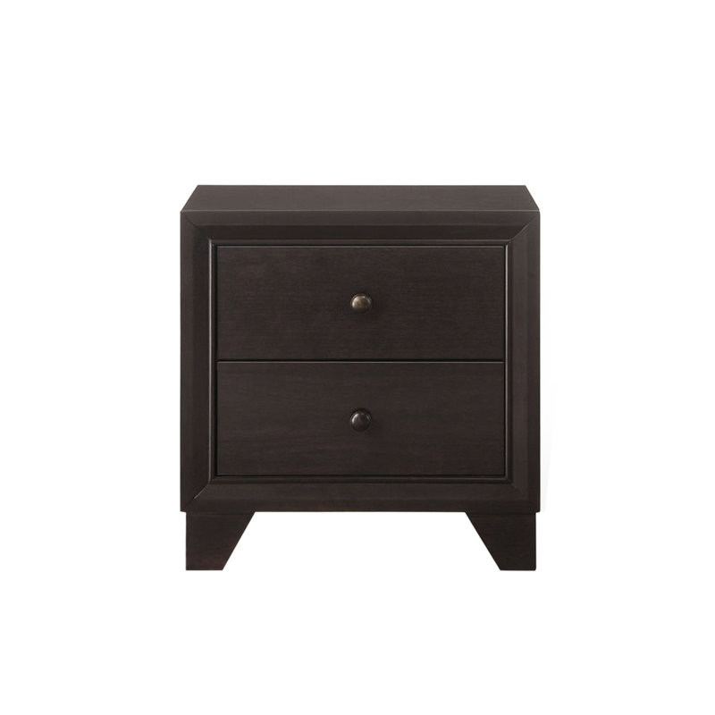 - Table de chevet 2 couleurs pour la chambre à coucher - Des glissières en métal robustes et séduisantes, fiables