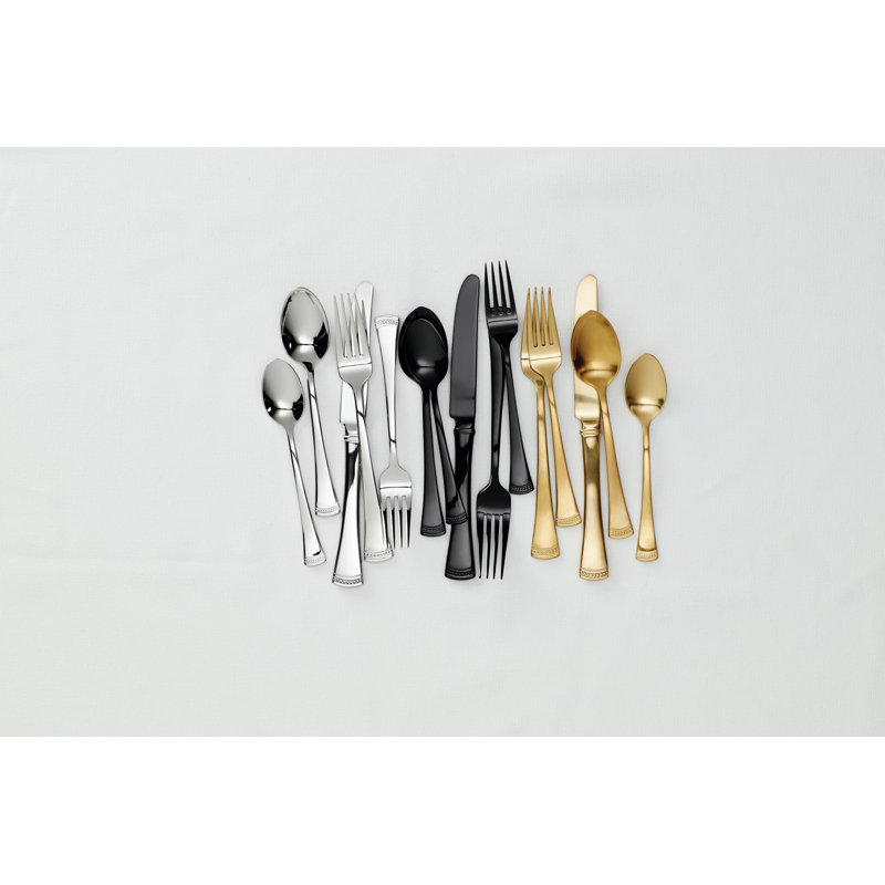 Lenox Portola 20-Piece Flatware Set, Black