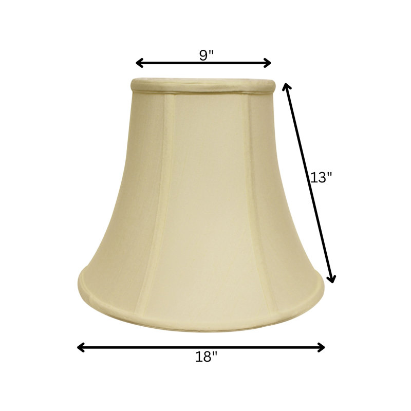 Abat-jour en tissu Slant Bell Softback, H 13 po x l 18 po x P 18 po, Oeuf