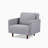 Arantzazu Twin 36.6'' Upholstered Futon Chair-854579203