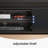 TV Stand for TVs up to 65", Entertainment Center with Storage, RGB LED Lights and 4 AC Outlets-843548596