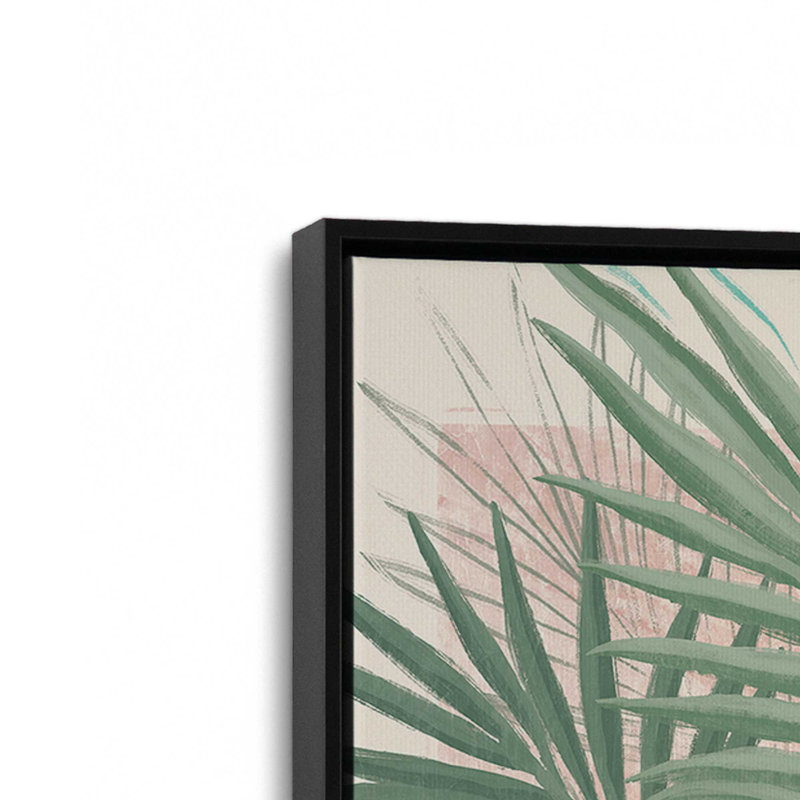 «Jungle Majesty», reproduction sur toile, Cadre flottant noir satiné, H 48,75 po x l 32,75 po x P 1,75 po
