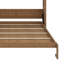Lit escamotable minimaliste avec tablettes décoratives et de rangement à persiennes-129700532