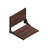 INVISIA Medium Walnut Bamboo Folding Shower Seat, Aluminum Frame (400 lb. Capacity)-357674414-357674415