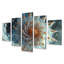 Winter Magic Curl - Fractal, art mural 5 pièces-1902583887