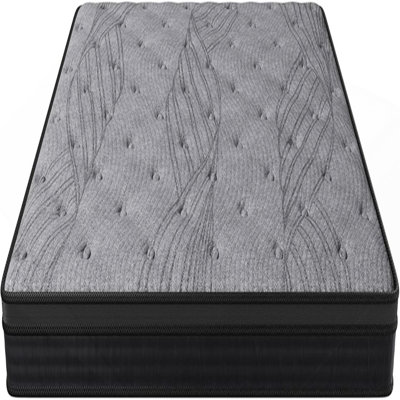 Matelas 12 po californien très doux à fermeté moyenne avec ressorts ensachés, 560 ressorts ensachés individuellement pour un soutien corporel ciblé, transfert de mouvement minimisé, matelas dans une boîte